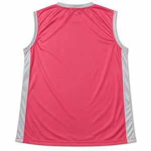 Ensemble de maillot et short de basketball personnalisés Iberia Sports, sublimé, col en V, sans manches, respirant, vêtements de sport pour adultes - Product Image 3