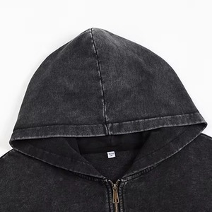 Wholesale 500 Cotton Solid Vintage <b>Hoodie</b> <b>for</b> <b>Men</b> Custom Pullover <b>Oversized</b> Heavyweight S-5XL Sizes Anti-Wrinkle - Product Image 2