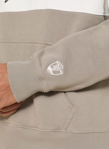 Men's Hooded Color Blocking <b>Fleece</b> <b>Sweatshirt</b> With Front Pocket Regular Fit Casual Wear - Product Image 6