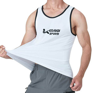 Running <b>Sports</b> Sleeveless Printed Men <b>Tank</b> <b>Top</b> Solid Color And Solid Pattern Regular Fit Men <b>Tank</b> <b>Top</b> - Product Image 3