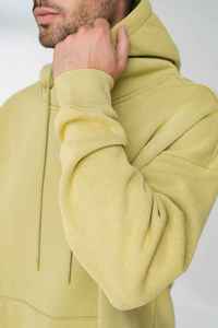 Sweat-shirts d'hiver unisexes surdimensionnés à épaules tombantes en coton 100% de haute qualité, doublure polaire, imperméables, logo personnalisé - Fabricant OEM/ODM - Product Image 5