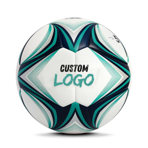 Balón de Fútbol de Cuero Personalizado de Primera Calidad, Material PU Termosellado, Balón de Fútbol Duradero de Alto Rendimiento, Impermeable - Product Image 1