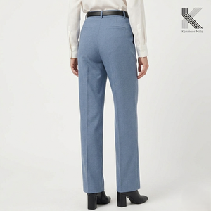 Pantalones de Lino y Algodón Ligeros para Mujer, 280GSM, Estilo Casual, Transpirables, Fabricante OEM ODM - Product Image 2