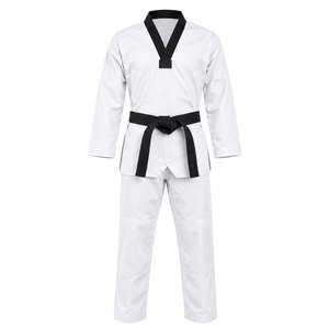 Uniforme de Taekwondo Dobok de Alta Calidad 100% Algodón, Tela Ligera en la Parte Delantera, Secado Rápido y Transpirable para Entrenamiento, Práctica y Competencia - Product Image 1