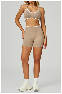 Nuevos Conjuntos de Yoga de 2 Piezas para Mujer, Color Sólido, Ropa Deportiva Transpirable y Ecológica para Gimnasio y Fitness, 2026 - Product Image 3