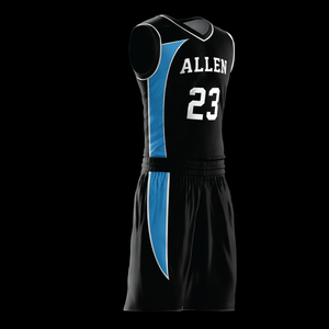 Uniforme de Baloncesto de Verano sin Mangas de Alta Calidad, 100% Poliéster, Impresión por Transferencia de Calor, Logotipo Personalizado, Antibacteriano - Product Image 5