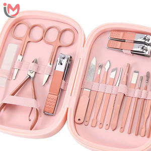 18pcs Infant Stainless Steel Nail Clippers Kit Manicure Set Professional Portable Classic Luxury Nail Care Grooming Tools - Product Image 4