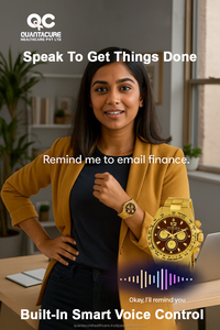 2025 QCX01สมาร์ทวอทช์ในร่ม, อุปกรณ์ติดตามการออกกำลังกายแบบไร้สายมีหน้าจอทรงกลมสามารถชาร์จได้อัตราการเต้นของหัวใจ - Product Image 5