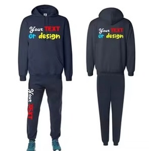 Custom Sportswear Tracksuit Manufacturer OEM ODM Wholesale Mens Womens Athletic Training Jogging Suit Clothing Set - Product Image 1