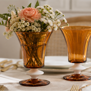Vase à fleurs moderne en verre écologique fait main, centre de table décoratif, réutilisable, durable, vente en gros - Product Image 1
