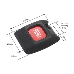 Ceintures de sécurité universelles de haute qualité avec conception à bouton-poussoir pour fauteuil roulant - Product Image 2