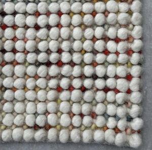 Alfombra de Diseño Abstracto con Textura de Guijarros, Tejida a Mano, Color Marfil, Sensación de Lana Natural, Ecológica, Antideslizante, Diseño Minimalista para un Ambiente Moderno y Acogedor - Product Image 3