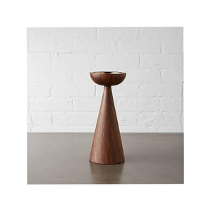 Portavelas de Madera Pulida Ecológico Personalizado con Tallado de Sombra para Decoración de Bodas, Hogar, Festividades y Ramadán - MULTICRÁFT - Product Image 4