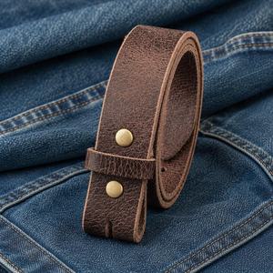 Cinturón de Cuero Genuino para Hombre al por Mayor, Acabado Antiguo, Duradero, de Piel de Búfalo, para Jeans y Pantalones, LMB-0098C - Product Image 2