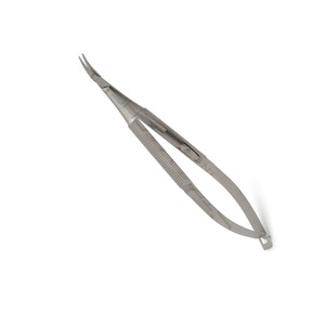 Porte-aiguilles micro-courbé Barraquer 1 mm avec verrouillage 12,5 cm, instrument chirurgical ophtalmique - Product Image 2