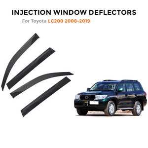Déflecteur de vitre de voiture injecté pour Toyota Land Cruiser LC200 2008-2019, pare-pluie - Product Image 2