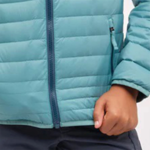<b>Kids</b> Shiny Puff Down <b>Coat</b> Padded Custom Logo <b>Winter</b> Front Customizable Puffer Jacket High Quality Custom Brand OEM Design - Product Image 3