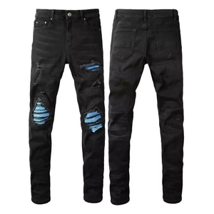Nouveaux jeans tendance sur mesure pour hommes, jeans skinny pour hommes, pantalons en denim à bas prix et de haute qualité - Product Image 1
