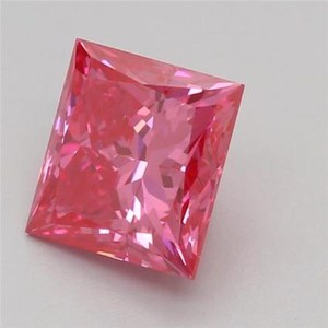 Diamants CVD en vrac de couleur rose vif fantaisie cultivés en laboratoire, taille princesse, de 1 à 3 carats, clarté VS1, certifiés IGI, pour la fabrication de bijoux - Product Image 6