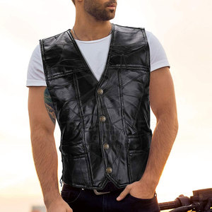 Chaleco de Cuero Casual de Invierno de Primera Calidad con Corte Moderno, Apariencia Elegante, Transpirable y Ecológico, Ligero - Product Image 4