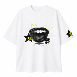 Camiseta Extra Grande para Hombre con Diseño Personalizado, Estilo Urbano, Cuello Redondo, Manga Corta, Algodón Jersey, Transpirable, con Estampado Gráfico - Product Image 1