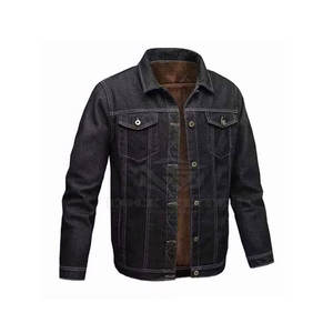 Chaqueta Vaquera Personalizada para Hombre, Estilo Vintage Lavado, Ajustada, Casual, de Alta Calidad, Venta al Por Mayor OEM - Product Image 3