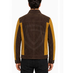 Premium <b>Suede</b> <b>Leather</b> <b>Jacket</b> With Classic Tailored Fit Soft Luxury Finish For Men Casual Wear Street Style And Everyday Fashion - Product Image 4