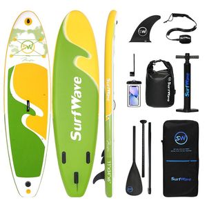 Tavola da Stand-Up Paddle Gonfiabile 11' X 34' X 6' con Accessori - Product Image 1