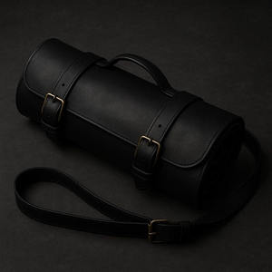 100% Genuine <b>Leather</b> Eco-Friendly Portable Chef <b>Knife</b> <b>Roll</b> Professional Collection LKR-0202 - Product Image 4