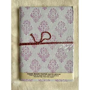 Carnet à couverture rigide en tissu imprimé floral fait main avec reliure cousue à la main, 50 feuilles, idéal pour un cadeau - Product Image 5