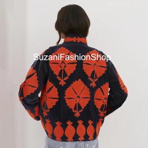 Premium Velvet Women's <b>Fleece</b> <b>Jacket</b> With Candy Print Stand Collar Full Sleeve Zipper Closure Autumn <b>Warm</b> Outerwear In Wholesale - Product Image 2