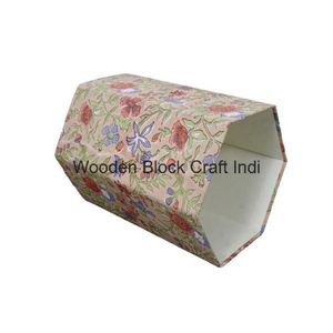 Poubelle décorative en carton fait main pour bureau et salle d'étude, avec impression à la main, poubelle de recyclage pour cuisine, décoration intérieure - Product Image 3