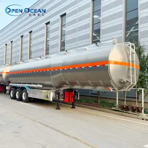 3 4 Axel 35000 40000 L 45000 Liters Aircraft Oil Fuel Mobile Tank Truck Trailer Car Fuel Tanker Semi Trailer For Sale