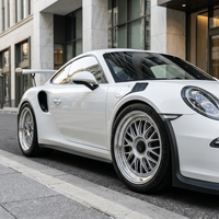Jantes Bku 3 pièces forgées E88 pour Porsche 991 992 997 GT3 RS Turbo Carrera GTS 20 21 pouces, jantes en alliage concaves personnalisées avec blocage central
