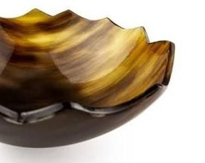 Cuenco de Aseo de Cuerno de Buey Genuino Hecho a Mano en India, Ecológico, Pulido, para Servir en Fiestas, Plato Artesanal ZNZ, Apto para Lavavajillas - Product Image 2