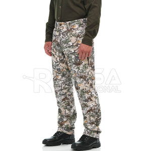 Pantalon cargo de chasse d'hiver haute performance respirant 100 % coton en tissu Ripstop durable Service de fabrication OEM - Product Image 3