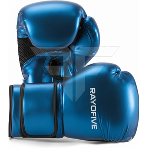 Guantes de Boxeo de Cuero de Diseño Único, Hechos en Fábrica, Cómodos, Transpirables, con Cierre de Gancho y Bucle, Alta Calidad, Gran Venta, Económicos - Product Image 4