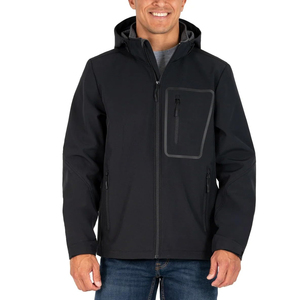 Factory Price Full Sleeve Windproof <b>Running</b> Outdoor Softshell <b>Jackets</b> Long Sleeve Front Zipper Softshell <b>Jackets</b> For <b>Men</b> - Product Image 1