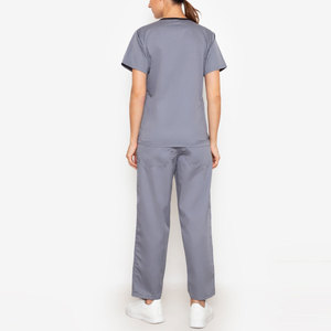 New Style Hospital Scrub Suits For <b>Doctors</b> And Nurses Top Trending Product Soft Fabric Made Women Scrubs Uniform <b>Set</b> - Product Image 3