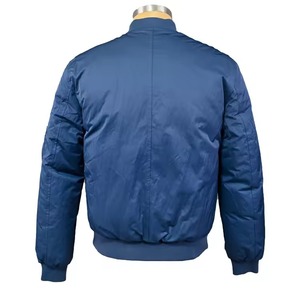 Blouson Aviateur Homme Hiver Haute Qualité Tissé Imperméable Coupe-Vent Respirant Personnalisable OEM Logo Avant Printemps Vente en Gros - Product Image 3
