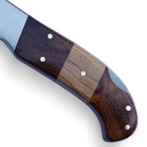 Cuchillos Plegables Premium con Hoja de Acero de Damasco, Hechos a Mano, para Caza, Camping y Uso Diario, con Mango Ergonómico y Duradero - Product Image 6
