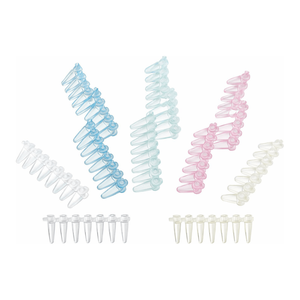 Tiras de Tubos PCR de PP SIMPORT, 8 Tiras con Tapas Adjuntas, Pared Ultrafina, Plástico - Product Image 2