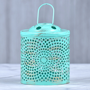 Ambiente Estilo de vida directo de fábrica hecho a mano mesa de hierro linternas de luz interior exterior hogar restaurante bodas portavelas - Product Image 3