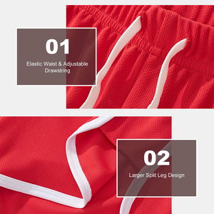 Shorts en maille de qualité supérieure pour femmes, dotés d'un matériau durable pour une tenue longue durée et un confort optimal. - Product Image 5