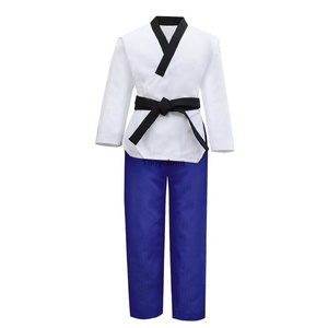 Taekwondo-Uniform Suits Black Kids Adult Unisex Customized Material Customized Color Customized <b>Design</b> Pairs - Product Image 1