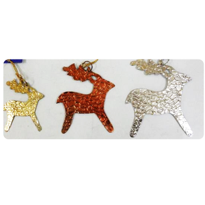 Élégant ornement de Noël en forme de bois de cerf, fait main, écologique et durable, pour la décoration de mariages, de fêtes et d'événements - Product Image 5