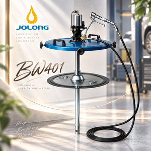 ปั๊มจาระบีแรงดันสูง JO LONG BW401 ปั๊มลมแบบลูกสูบ ความจุ 200 ลิตร อัตราส่วนแรงดัน 80:1 ระยะส่ง 20 ฟุต 2 กรัม/รอบ - Product Image 1