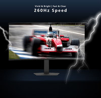 Monitor Gaming 240Hz IPS 24.5 Inci Waktu Respons 1ms 125% SRGB HDR untuk Esports PC OEM Grosir