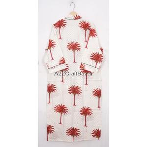 Conjunto de Pijama para Mujer, 100% Algodón, Estampado Floral, Otoño/Primavera/Verano, Cuello en V, Manga Larga, Tejido Transpirable - Product Image 6