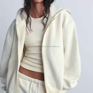 Clothing Manufacturers Custom Spring <b>Summer</b> Autumn Casual Zip up Solid Color Workout Running <b>Hoodies</b> Sweatshirts - Product Image 3